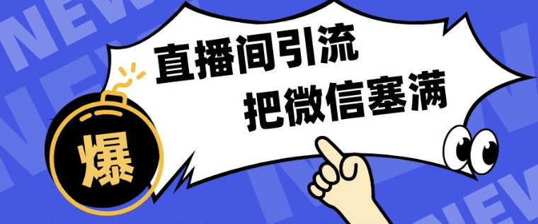 短视频直播间引流，单日轻松引流300+，把微信狠狠塞满-梦帆创业网