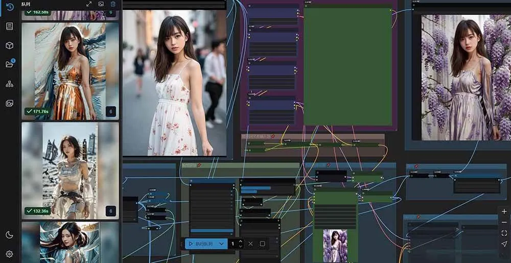 （18268期）ComfyUI人像写真摄影工作流：本地一键部署，换装换场景换脸全搞定，影楼效率翻倍