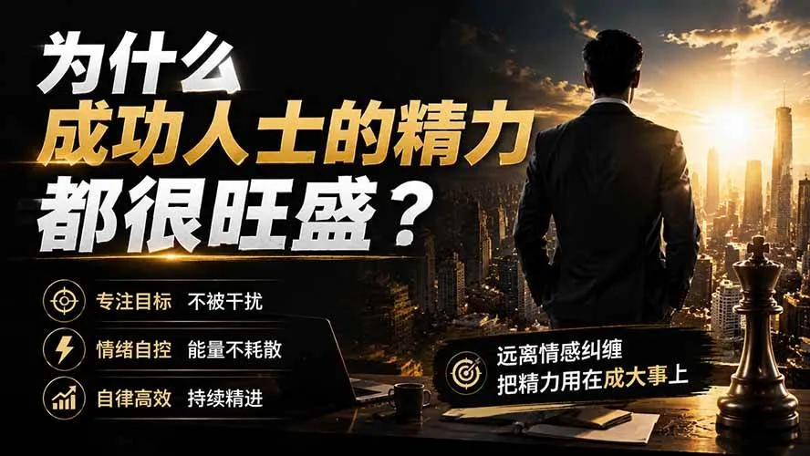 （19754期）付费文章：为什么成功人士的精力都很旺盛？-梦帆创业网