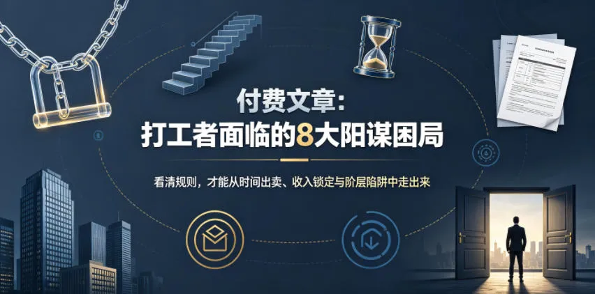 付费文章：打工者面临的8大阳谋困局-梦帆创业网