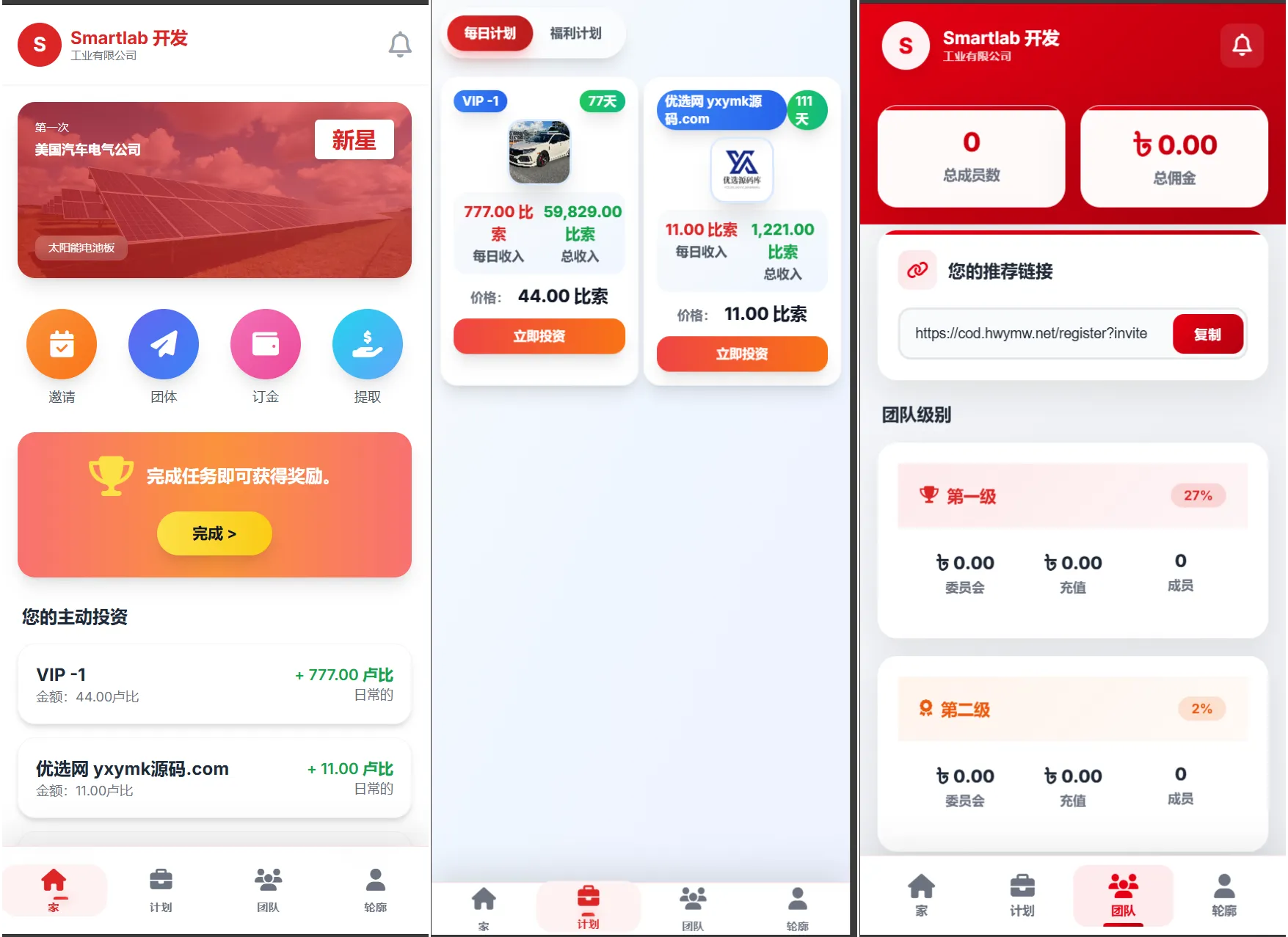 海外汽车电气投资理财源码/三级分销/可自定义产品-梦帆创业网