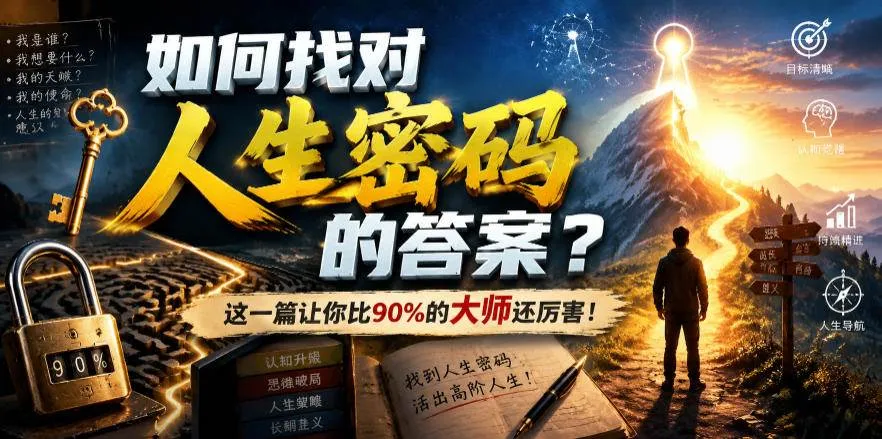 （19601期）付费文章：如何找对人生密码的答案？这一篇让你比90%的大师还厉害！-梦帆创业网