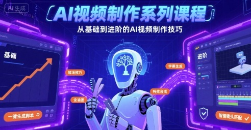 AI视频制作系列课程，从基础到进阶的AI视频制作技巧全涵盖-梦帆创业网