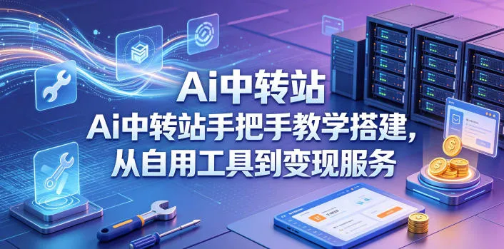 Ai中转站手把手教学搭建，从自用工具到变现服务-梦帆创业网