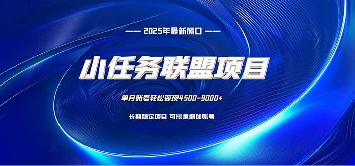 （16521期）小任务联盟项目：一台电脑每天只需10分钟，轻松简单稳定-梦帆创业网