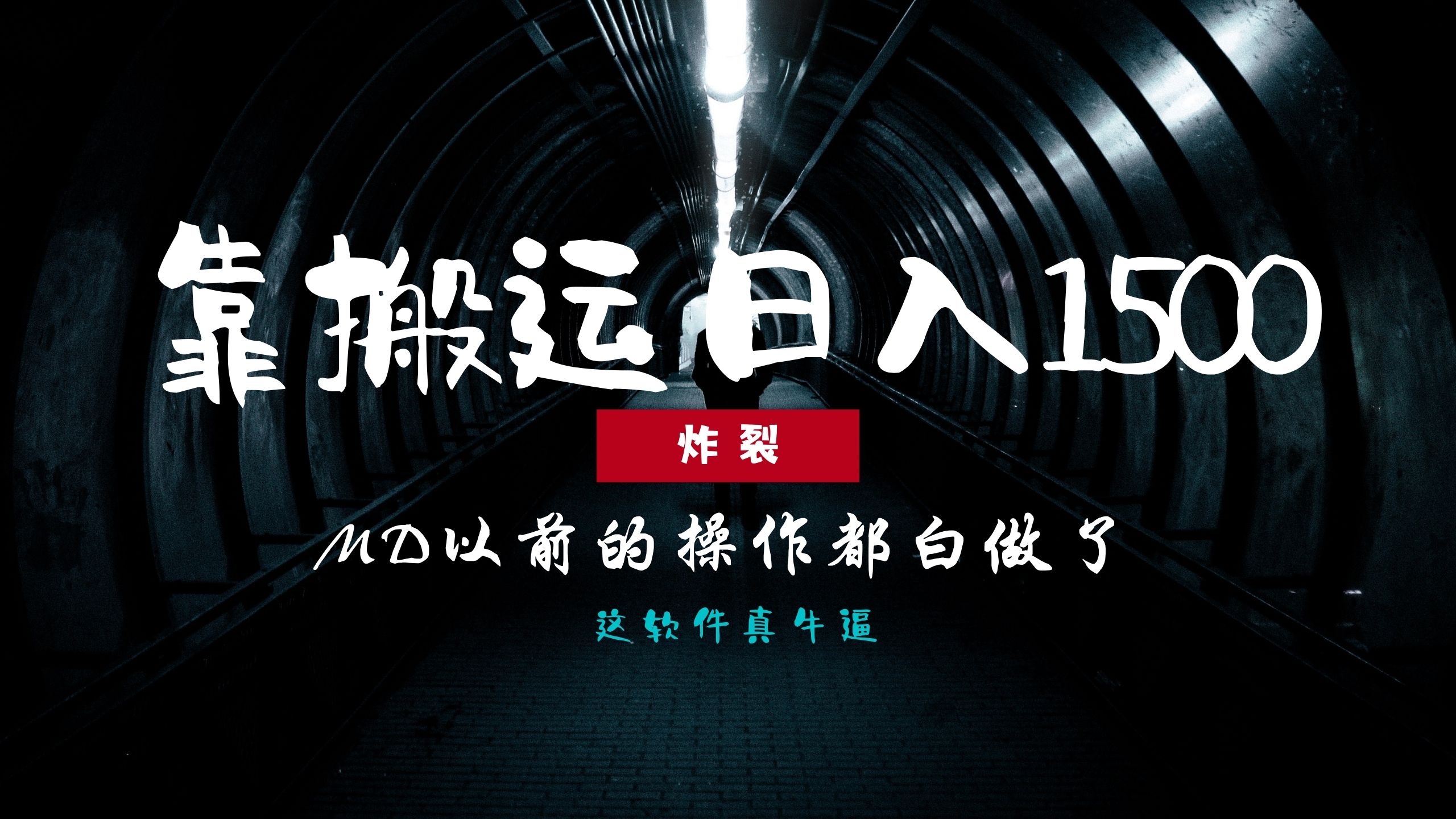 （13568期）炸裂！0基础搬运也能批量日赚1500+，以前的操作都白做了！-梦帆创业网
