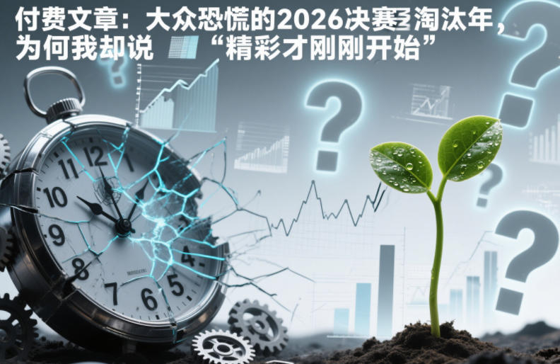 付费文章：大众恐慌的2026决赛淘汰年，为何我却说“精彩才刚刚开始”？-梦帆创业网