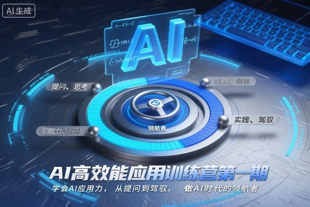 AI高效能应用训练营第一期，学会AI应用力，从提问到驾驭，做AI时代的领航者-梦帆创业网