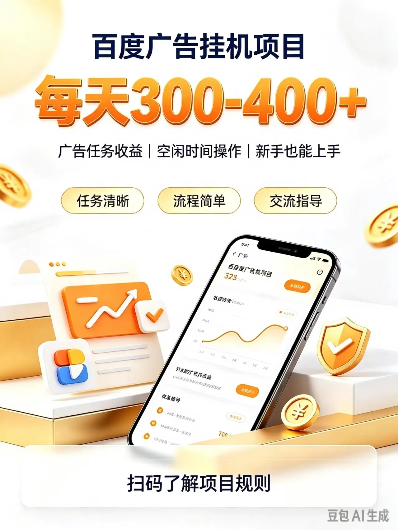 广告挂机0门槛副业，日赚300-400，躺赚稳定风口项目-梦帆创业网