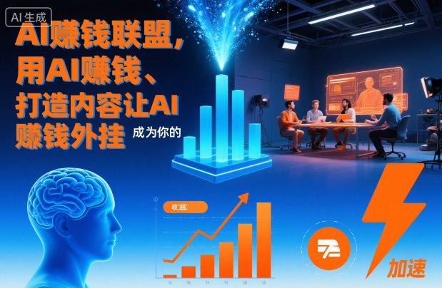 AI賺钱联盟，用AI賺钱、打造内容让AI成为你的賺钱外挂-梦帆创业网