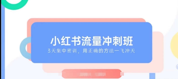 小红书流量冲刺班2025，最懂小红书的女人，快速教你2025年入局小红书-梦帆创业网