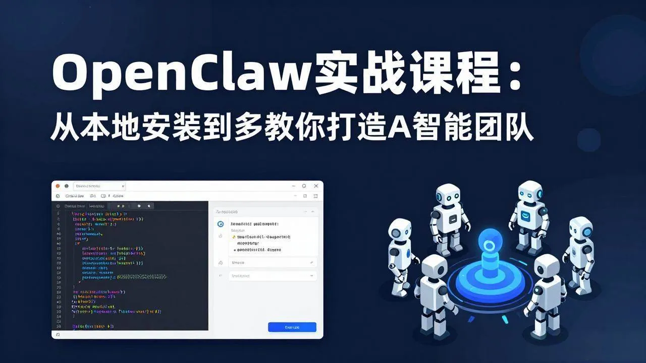 （17883期）OpenClaw实战课程：从本地安装到多Agent协同，手把手教你打造AI智能团队-梦帆创业网