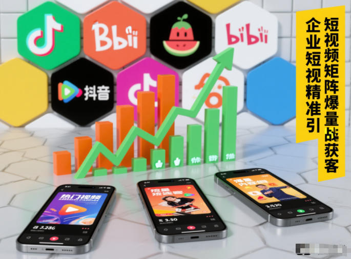企业短视频精准引流矩阵获客，短视频矩阵爆量战法-梦帆创业网