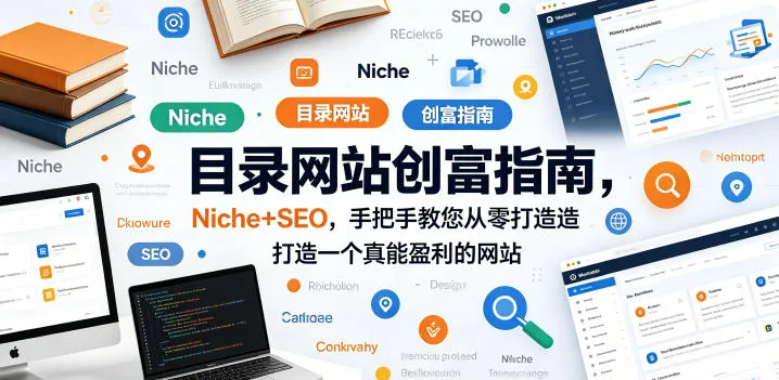 目录网站创富指南，Niche+SEO，手把手教您从零打造打造一个真能盈利的网站【原创双语字幕】-梦帆创业网