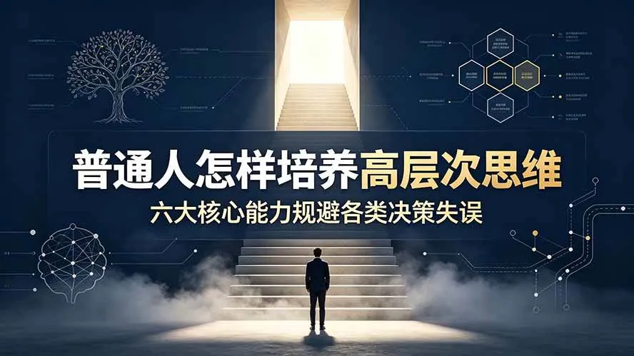 （19479期）付费文章：普通人怎样培养高层次思维，六大核心能力规避各类决策失误-梦帆创业网