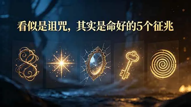 （19089期）付费文章：看似是诅咒，其实是命好的5个征兆-梦帆创业网
