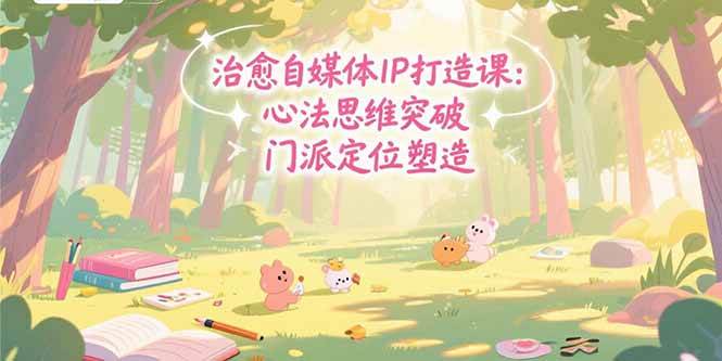 （15464期）治愈自媒体IP打造课：心法思维突破，门派定位塑造，商业闭环搭建-梦帆创业网