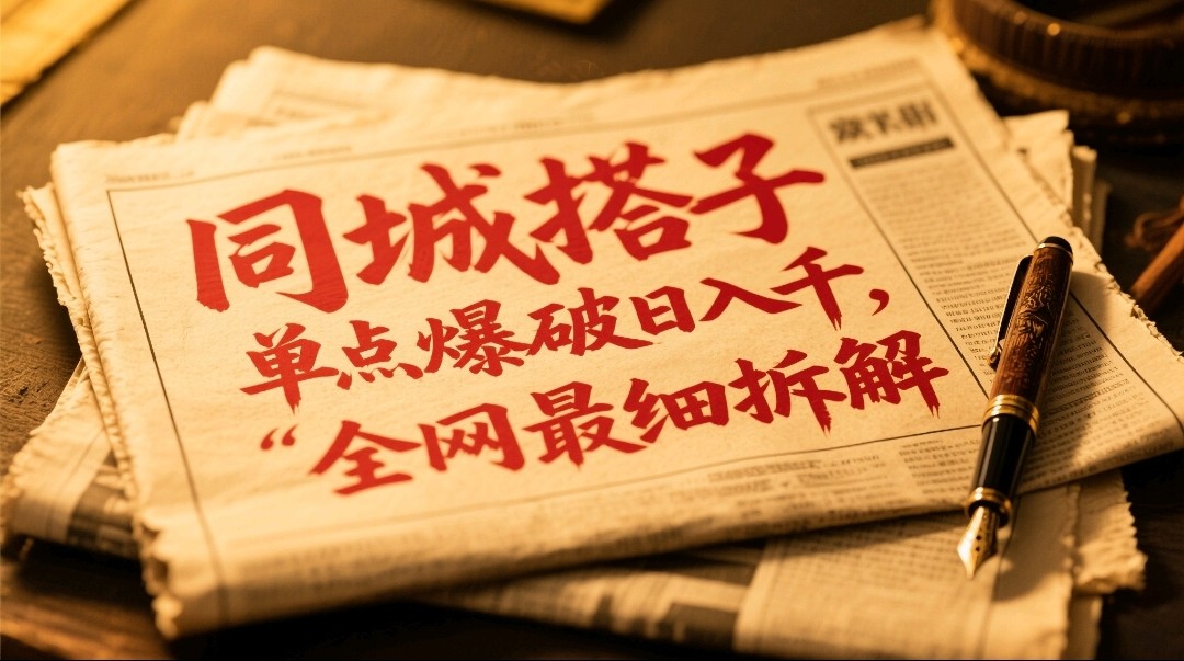 同城搭子群19.9单点爆破日入千，搭子组局月入万，全网最细拆解-梦帆创业网