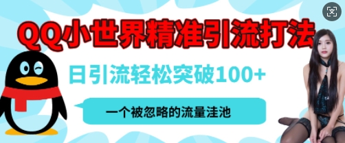 QQ私域引流平台，流量年轻且巨大，实操单日引流100+创业粉，月精准变现1W+-梦帆创业网