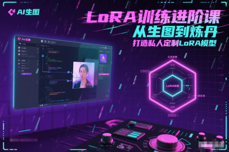 LoRA训练进阶课，从生图到炼丹，打造私人定制LoRA模型-梦帆创业网