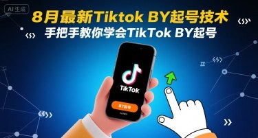 8月最新Tiktok搬运起号技术，手把手教你学会TikTok搬运起号-梦帆创业网
