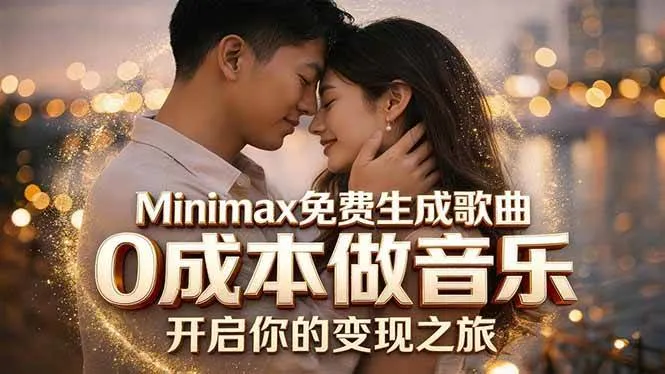 （18401期）Minimax免费生成歌曲实测！0成本做音乐，说唱流行Lofi一键生成-梦帆创业网