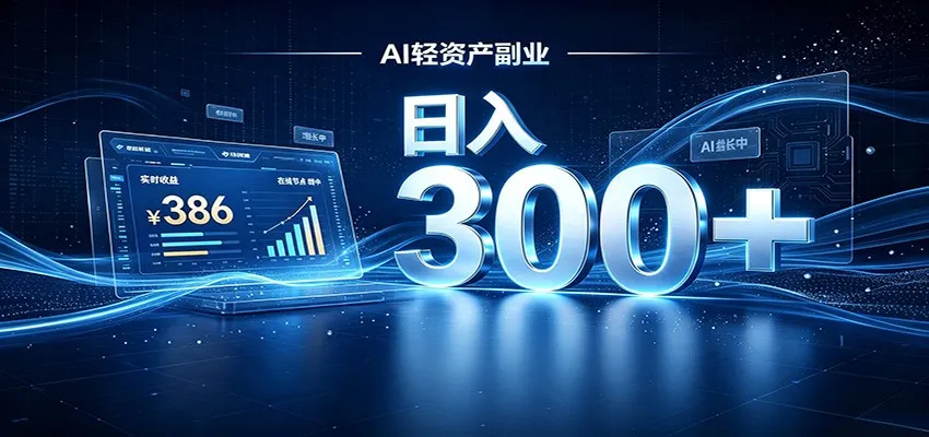 2026 AI轻资产风口，Token中转站小白可入局，日入300+-梦帆创业网