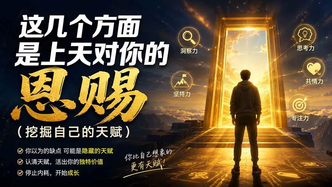 （19964期）付费文章：这几个方面是上天对你的恩赐（挖掘自己的天赋）-梦帆创业网