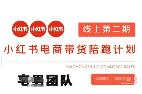 小红书电商带货课2期，月利润20个的小红书电商的有货源，无货源，虚拟产品，付费投流等整套玩法-梦帆创业网