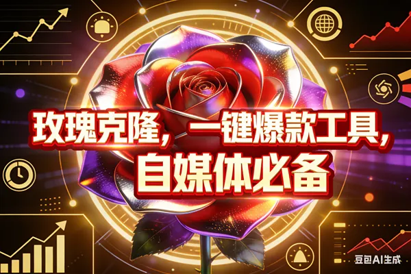 (17792期)玫瑰克隆,ai鲁大魔工具,自媒体必备神器,一键爆款,详细教程。 (17792期)玫瑰克隆,ai鲁大魔工具,自媒体必备神器,一键爆款,详细教程。