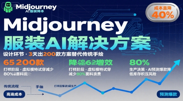 AI在服装领域的运用，使用midjourney做服装辅助企业降低成本-梦帆创业网