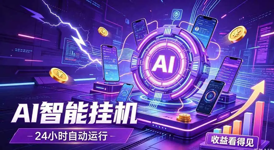 （19755期）AI智能广告挂机，躺赚新模式 设备托管运行，解放双手持续变现-梦帆创业网