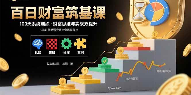 （15874期）百日财富筑基课：认知+策略+实操+案例拆解 实现从创富到守富全周期能力-梦帆创业网