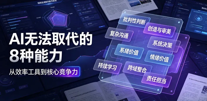 付费文章：AI无法取代的8种能力-梦帆创业网
