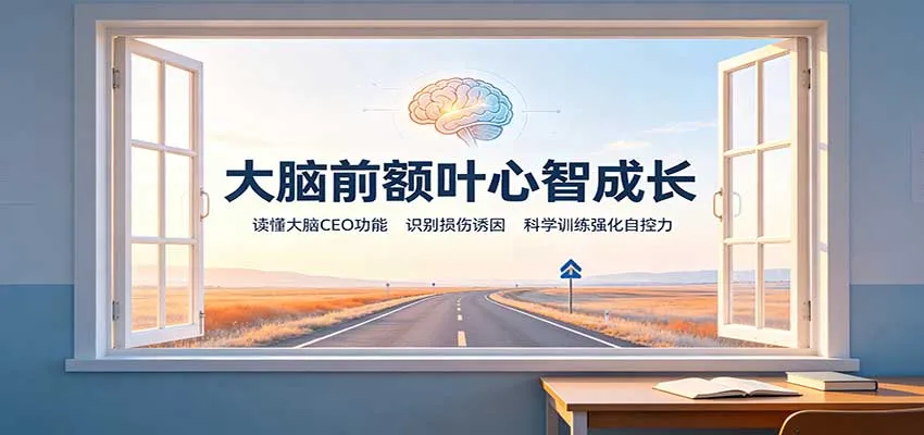 大脑前额叶心智成长:读懂大脑CEO功能,识别损伤诱因,科学训练强化自控力 大脑前额叶心智成长:读懂大脑CEO功能,识别损伤诱因,科学训练强化自控力