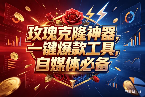 （18361期）玫瑰克隆神器，一键爆款ai工具，自媒体必备，60多个功能的详细教程-梦帆创业网