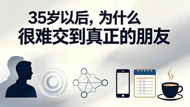 （19531期）付费文章：35岁以后，为什么很难交到真正的朋友-梦帆创业网
