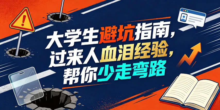 某公众号付费文章：大学生避坑指南，过来人血泪经验，帮你少走弯路-梦帆创业网