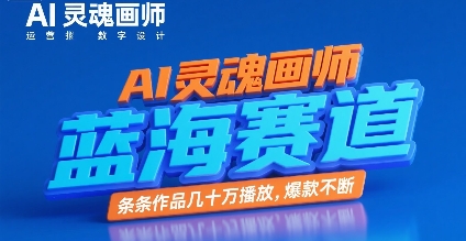 AI灵魂画师，蓝海赛道，条条作品几十W播放，爆款不断-梦帆创业网