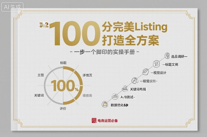 100分完美Listing打造全方案，想要完美listing必须是需要一步一个脚印的-梦帆创业网