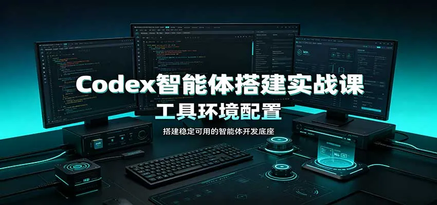 Codex智能体搭建实战课：工具环境配置，自定义技能开发，多业务自动化教学-梦帆创业网