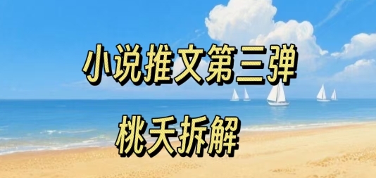 小说推文项目操作全流程第三弹，0粉就能做，门槛低非常适合新手-梦帆创业网