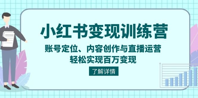 （13718期）小红书变现训练营：账号定位、内容创作与直播运营，轻松实现百万变现-梦帆创业网