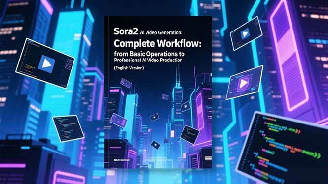 （16758期）Sora2 AI视频生成的系统教程（英文版）：从基础操作到专业级AI视频制作的完整工作流-梦帆创业网
