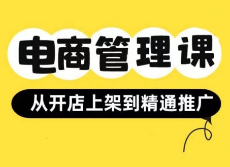 小红书&闲鱼开店从开店上架到精通推广，电商管理课-梦帆创业网