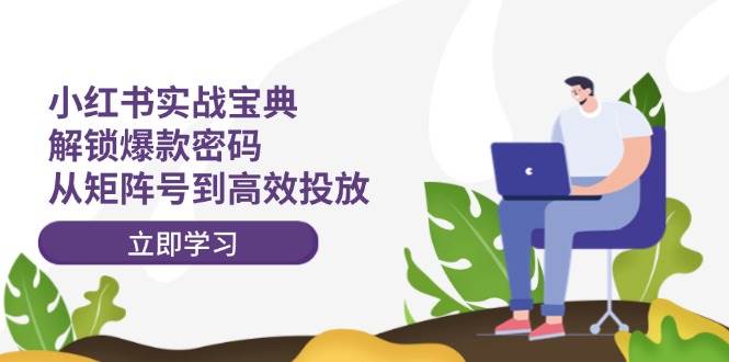 小红书实战宝典：解锁爆款密码，从矩阵号到高效投放-梦帆创业网
