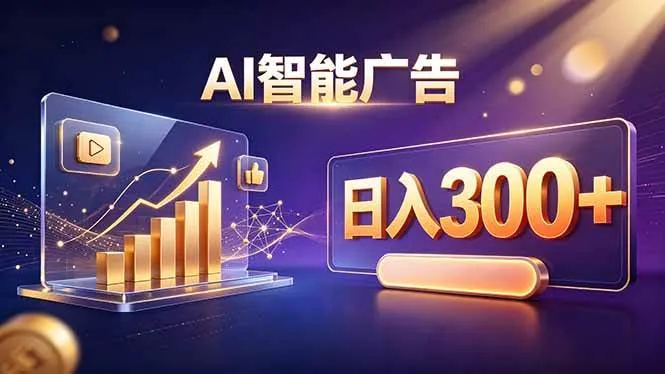 （20233期）不露脸、不直播，AI 智能广告日入 300 + 是怎么做到的？-梦帆创业网