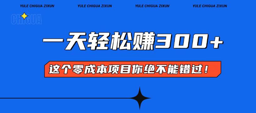 （13702期）零成本入门！简单几步开启一天300+的赚钱之路！-梦帆创业网