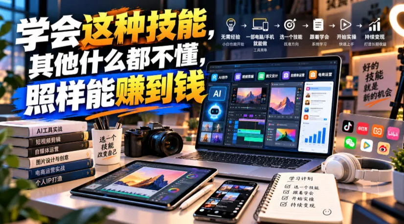 某公众号付费文章：学会这种技能，其他什么都不懂，照样能賺到钱-梦帆创业网