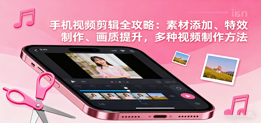 手机视频剪辑全攻略：素材添加、特效制作、画质提升，多种视频制作方法-梦帆创业网